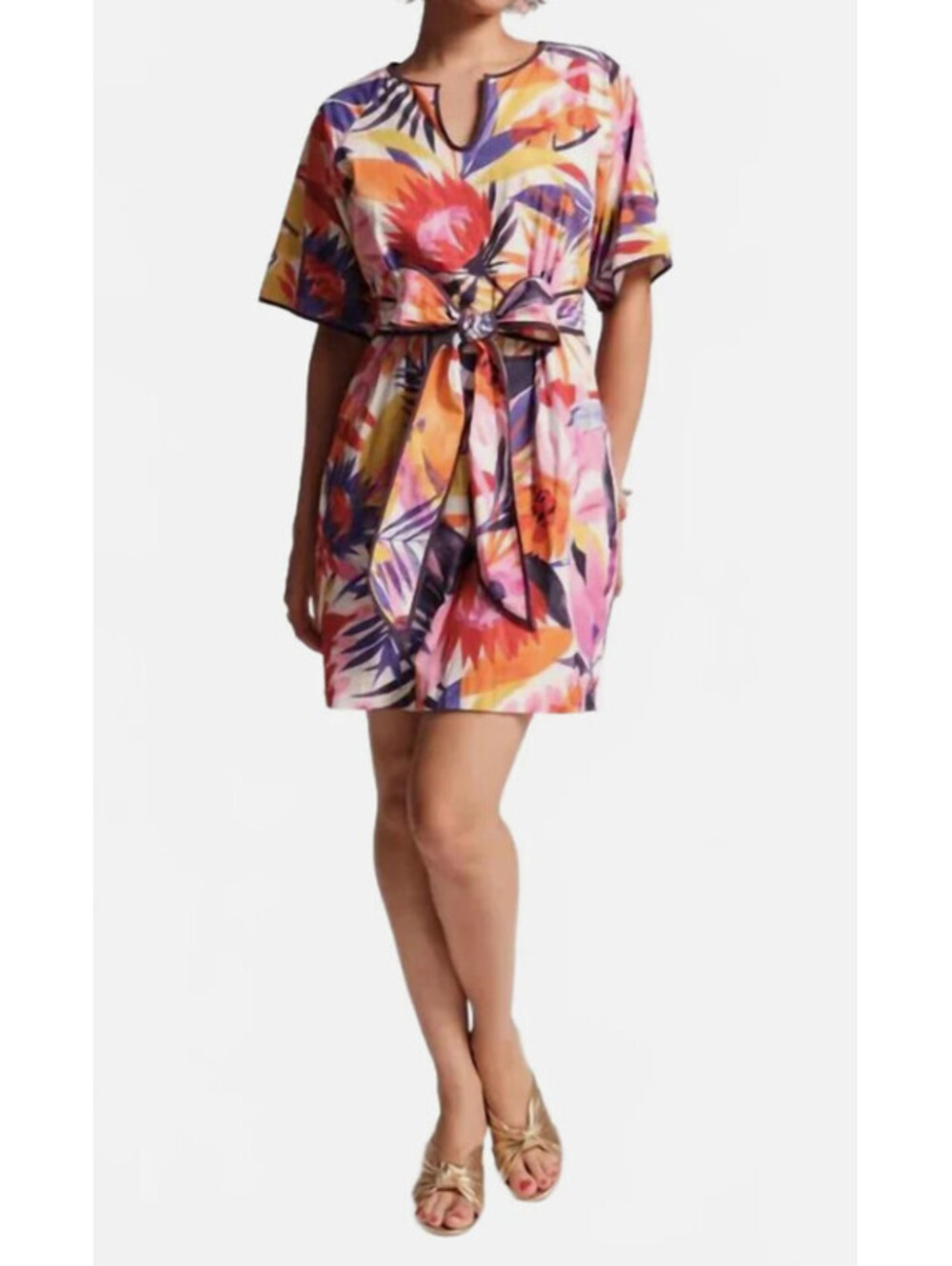 Frances Valentine Doris Dress in Lanai Print, $498, Size Small, NWT, 110